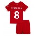 Günstige Liverpool Szoboszlai Dominik #8 Babykleidung Heim Fussballtrikot Kinder 2023-24 Kurzarm (+ kurze hosen)
